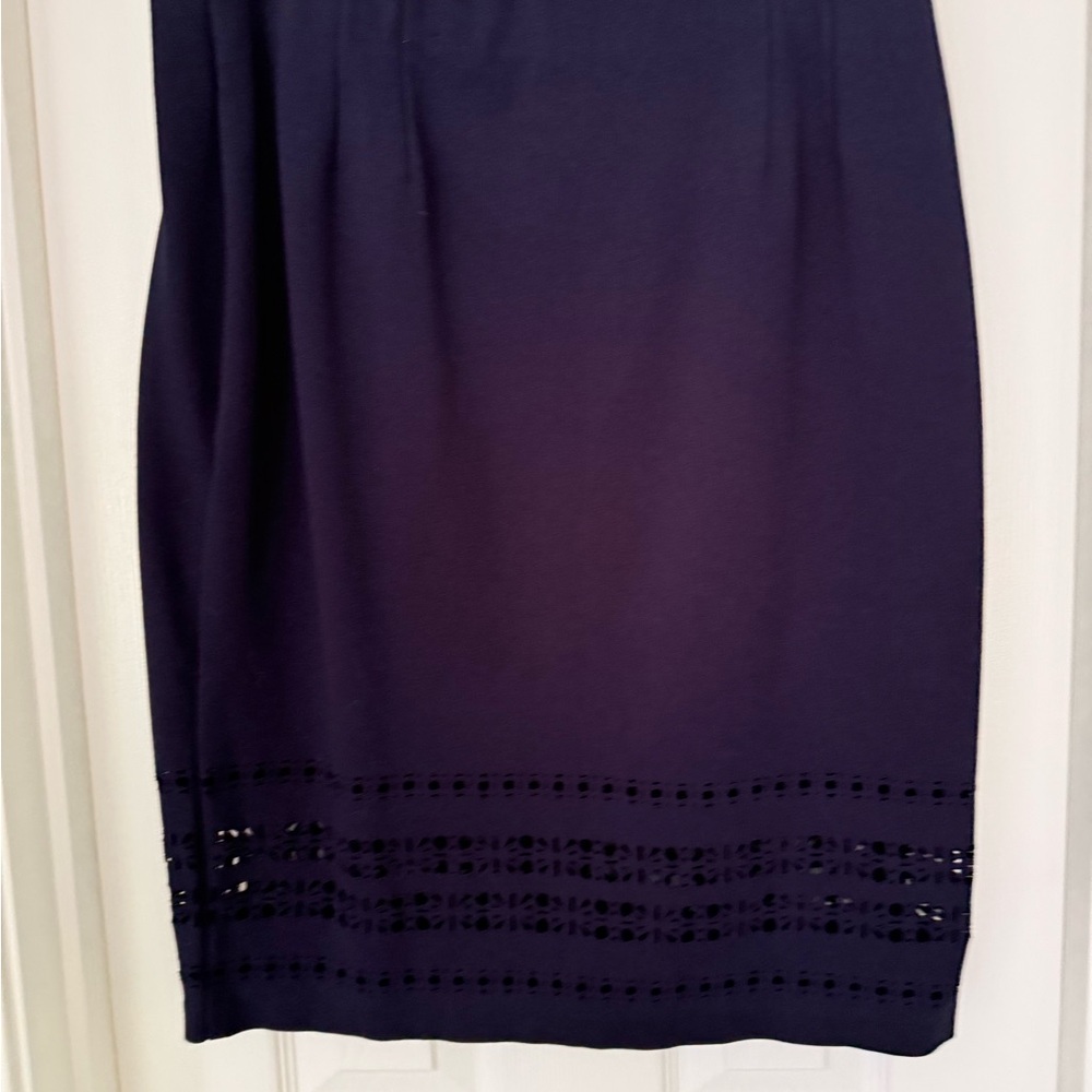 Amanda & Chelsea Dark Blue Pencil Skirt